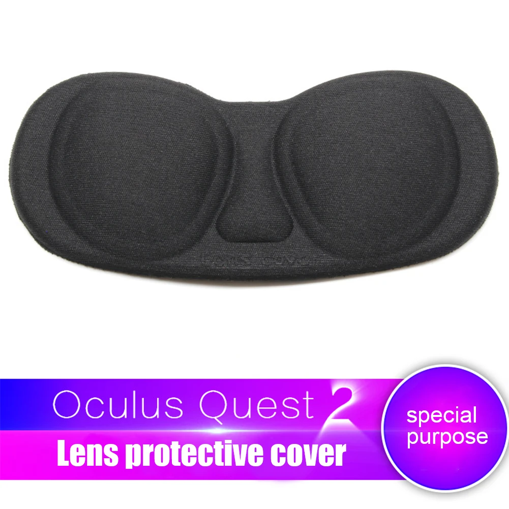 Cubierta protectora para lentes Oculus Quest 2 VR, accesorios antiarañazos, fácil de limpiar, funda completa y duradera, ligera, a prueba de polvo
