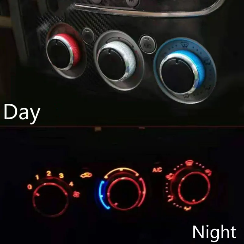 

Switch Knobs Car Accessories For Ford Focus Mondeo Switch Knob Heater Climate Control Button Dials Refitting Rotary Mk2 Mk3