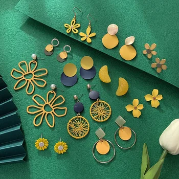 

30 Pairs/lot luxury fashion women earrings wholesale cute simple style women jewelry earrings lot 201107-24