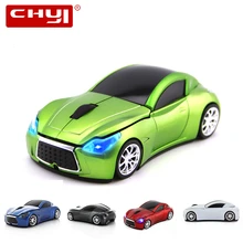 CHYI Беспроводная форма мини-автомобиля компьютерная мышь эргономичная Usb оптическая мышь милый 3d мультфильм бесконечный автомобиль ребенок подарок Мыши для ПК ноутбук