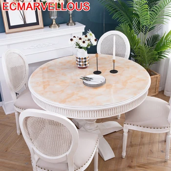 

Na Transparent Weeding Decoration For Wedding Round Tafelkleed Rond Manteles Toalha De Mesa PVC Tablecloth Cover Table Cloth
