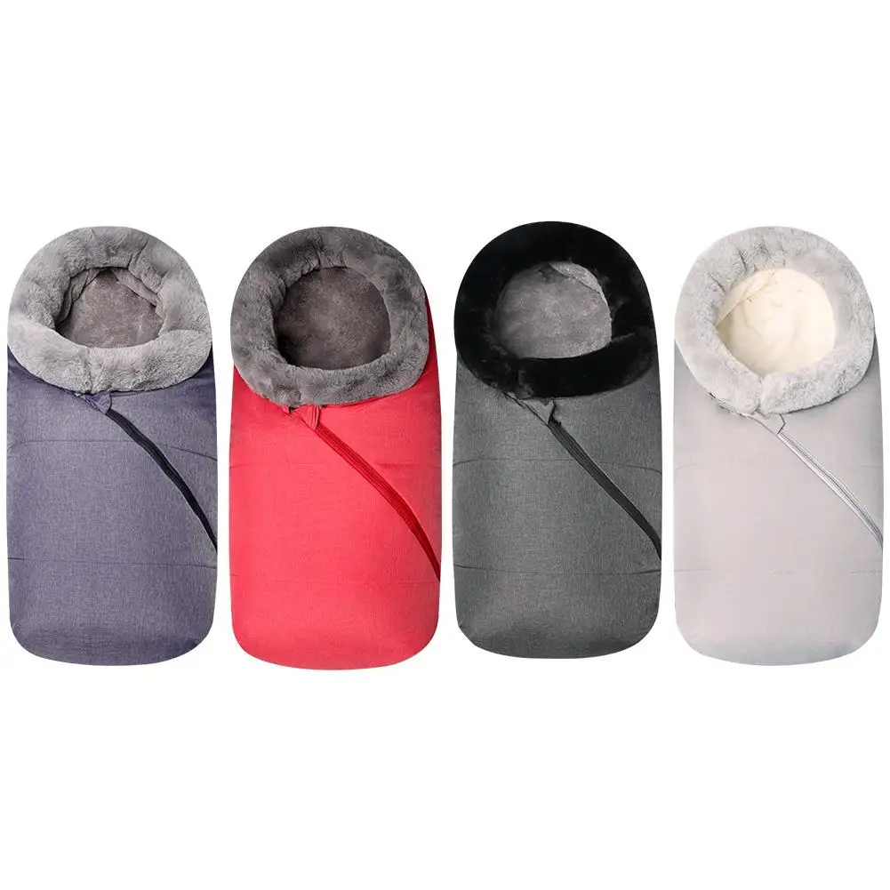Высококачественный Зимний водонепроницаемый спальный мешок для малышей, плотный теплый спальный мешок для младенцев, переносная коляска, одеяло для прогулок на открытом воздухе