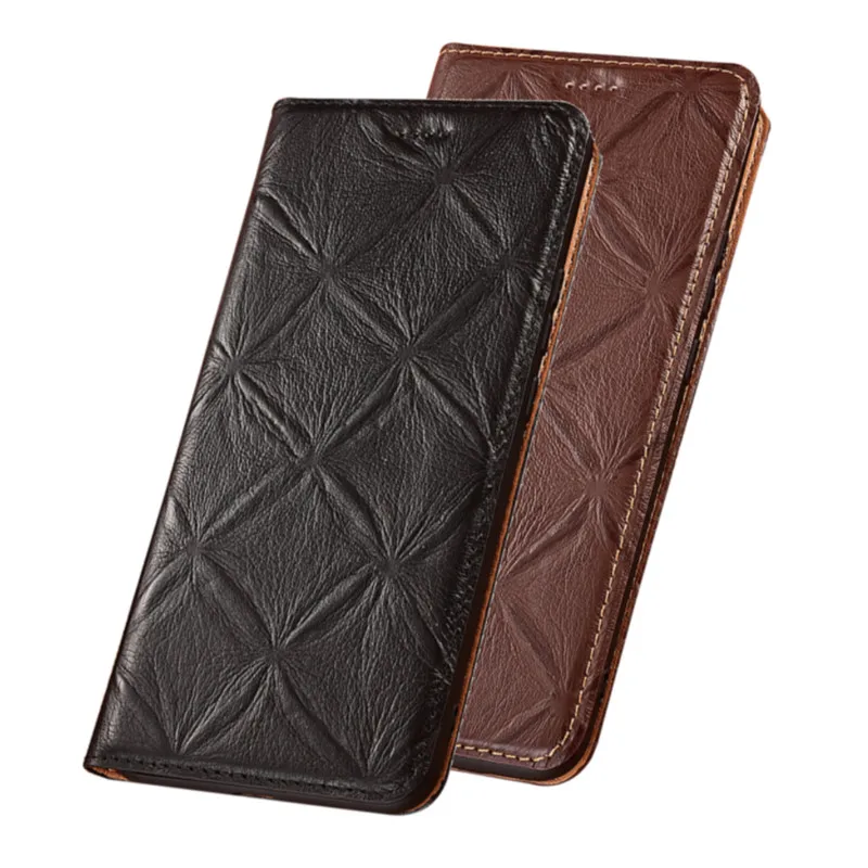 Luxury Cow Skin Leather Magnetic Book Phone Case Card Pocket For Xiaomi Mi MAX 3/Xiaomi Mi MAX 2 Holster Cases With Stand Funda