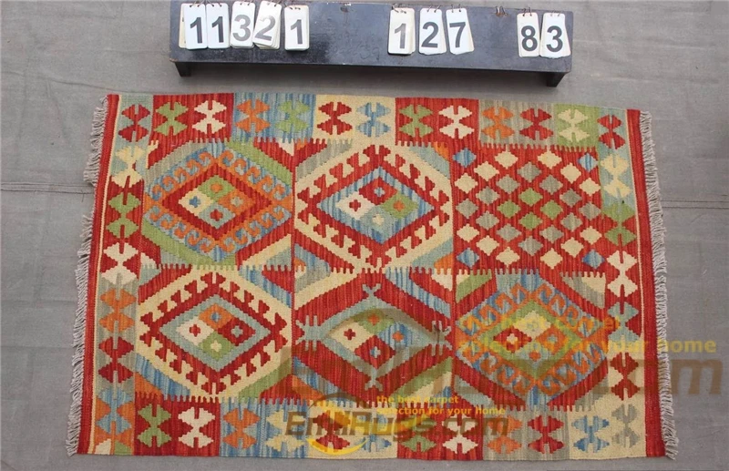 11321 kilim rugs tapestries Fabric Handmade Vintage For Living Room Square Turkish Wool Knitting - Цвет: 11321