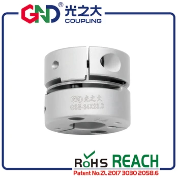 

Coupling GND aluminum alloy CNC 5mm 8mm 12mm single diaphragm clamp for hollow encoder shaft coupling stepper motor connect