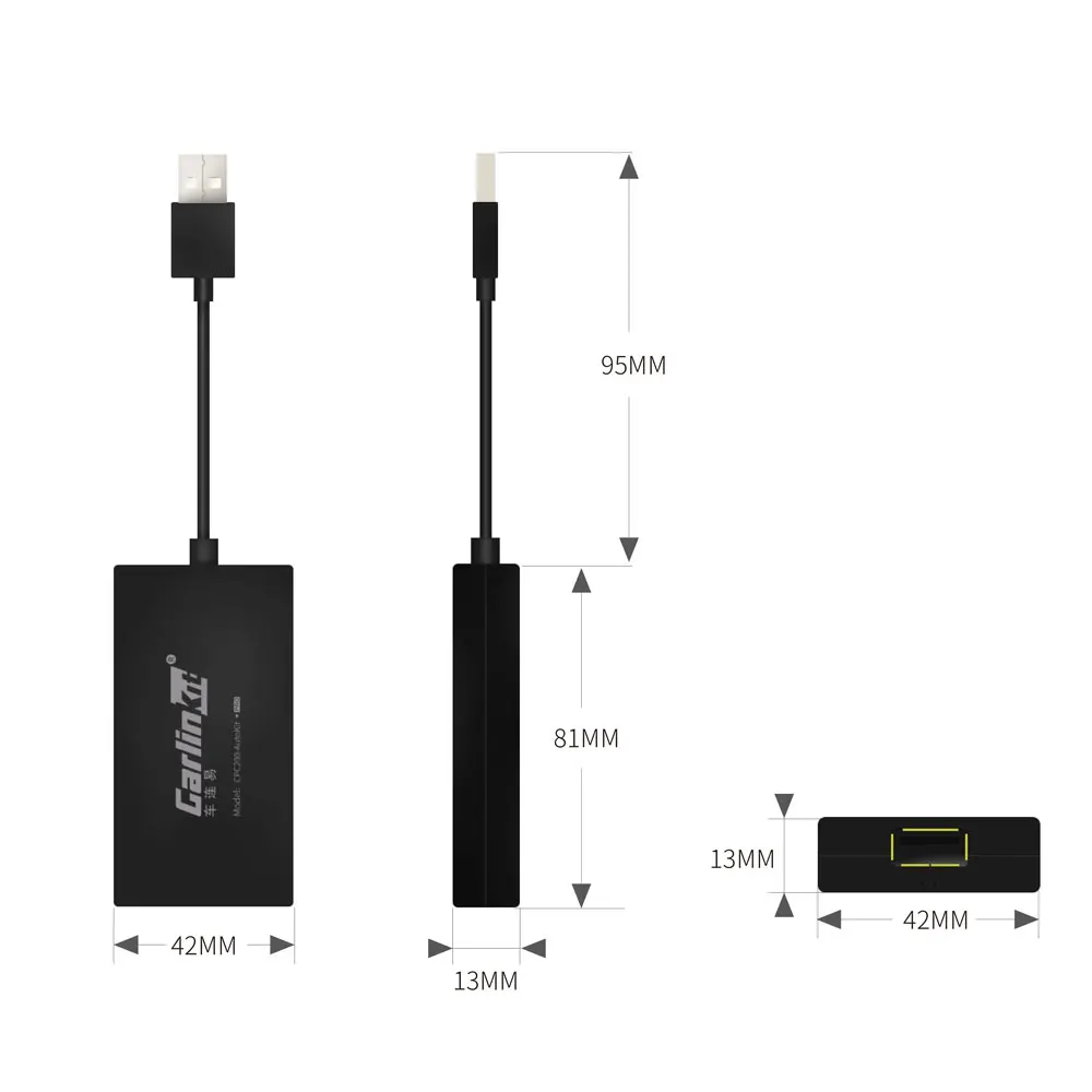 Carlinkit беспроводной USB Carplay Stick Smart Link для Android, Apple Dongle навигационный плеер небольшая палка с Android Авто gps