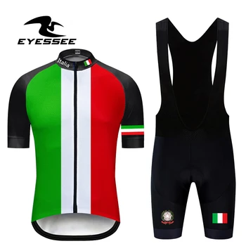 

EYESSEE New version Italia Cycling Set Breathable MTB Cycling Clothing Mountain Bike Wear Clothes top quality bicycle clothing