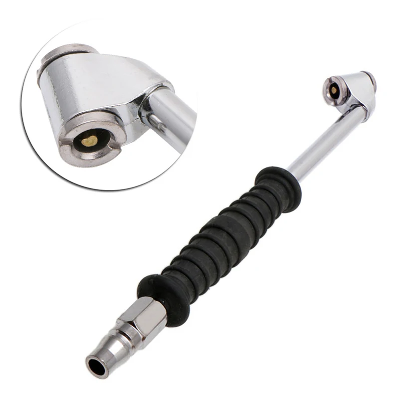 

Nozzle Air Pump Valve Inflatable Dual Head Chuck Tool Auto Bicycles Motorcycles Off-road Car