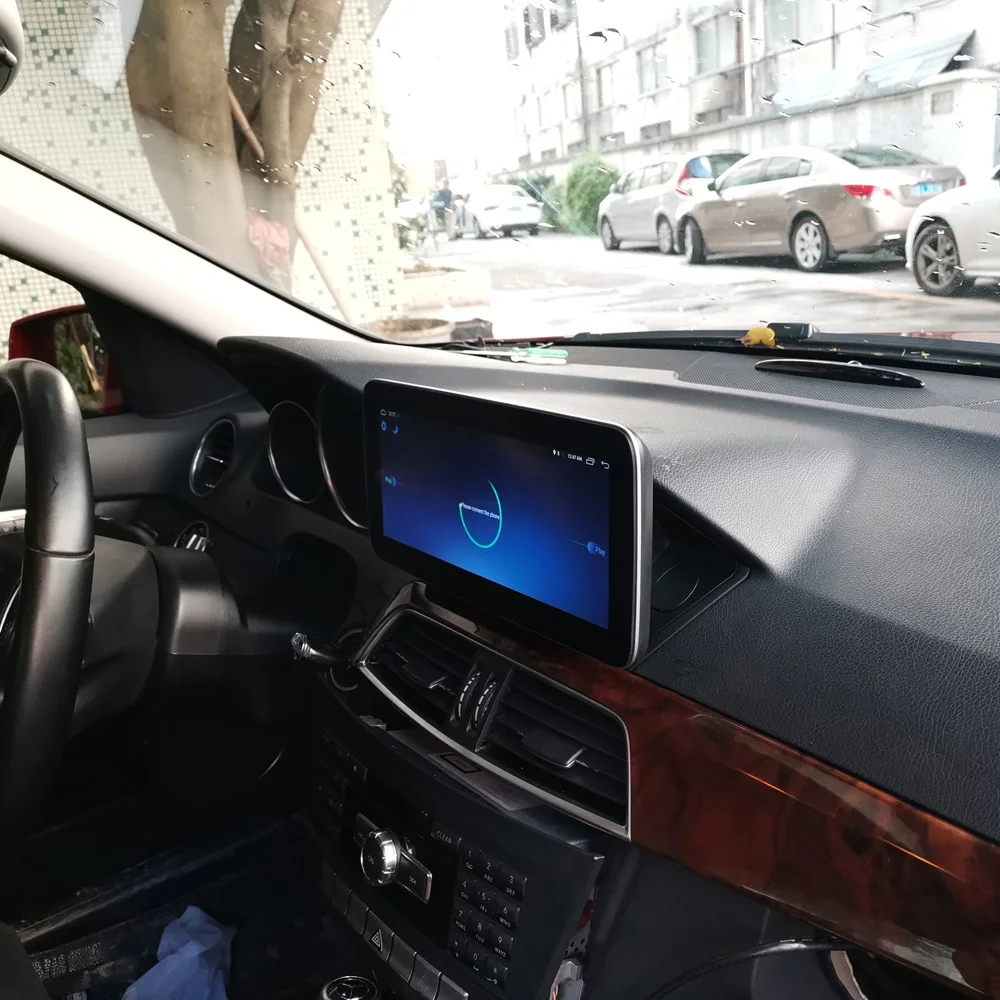 10.25 inch 4+64G Android Display for Mercedes Benz C Class W204 2011-2014 Car Radio Screen GPS Navi