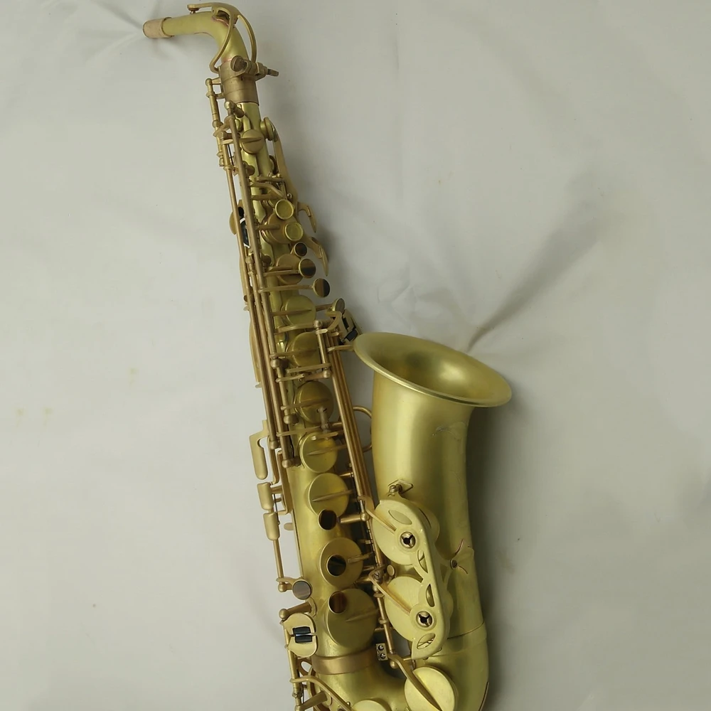 

High Grade Classic structure/ Yellow shell color/Unlacquer/Professional/Alto Saxophone