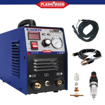 

Plasma Cutting Machine Inverter 220v Air Plasma Cutter IGBT PT31 Plasma Torch Consumables Plasma CUT50 HF 50Amps Hand Plasma