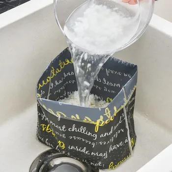 

Creative Self-standing Container Kitchen Drainage Garbage Storage Filter Independent Sink Filters Bag Household Water Drainer
