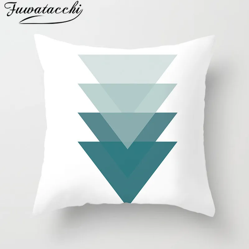 

Fuwatacchi Nordic Style Painting Cushion Cover Geometric Flower Throw Pillows Cover Decor Home Sofa Decorative Pillows Case