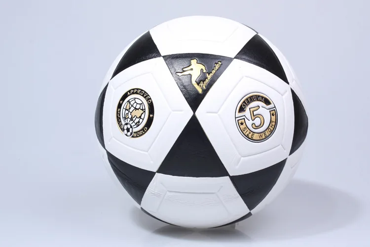 Black triangle blue print 5 size stickers SOCCER BALL l school competition teaching football youth ball | Спорт и развлечения