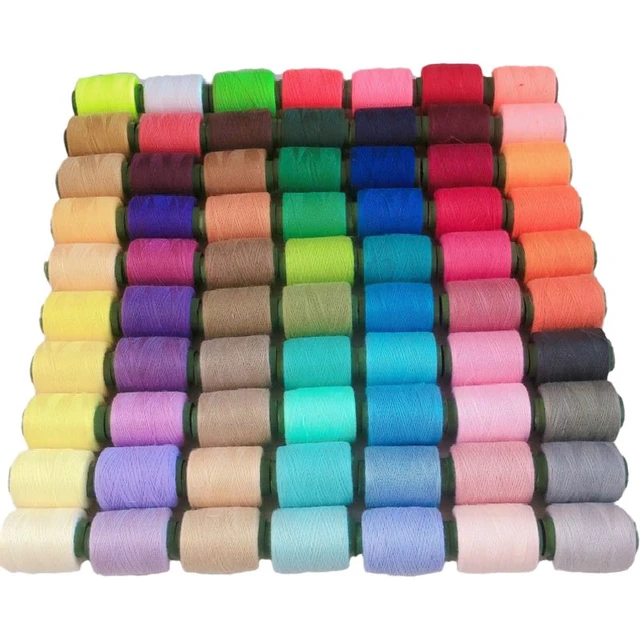 Sewing Threads 100 Colors 250 Yards  Sewing Polyester Thread Set - 100 Sewing  Thread - Aliexpress