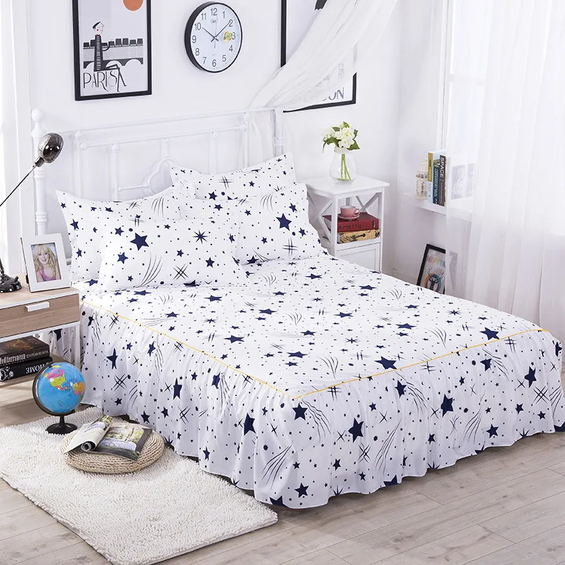 colour 11 Dreampatar Модный Цветной активный принт здоровое домашнее мягкое покрывало для кровати в стиле принцессы Современные удобные нескользящие простыни BY239A - Цвет: colour 11
