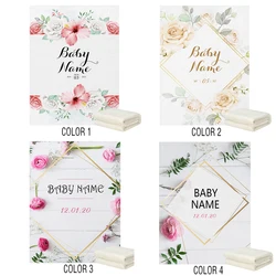 LVYZIHO – couverture personnalisée pour bébé, belle fleur, 30x40 / 48x60 / 60x80 pouces 