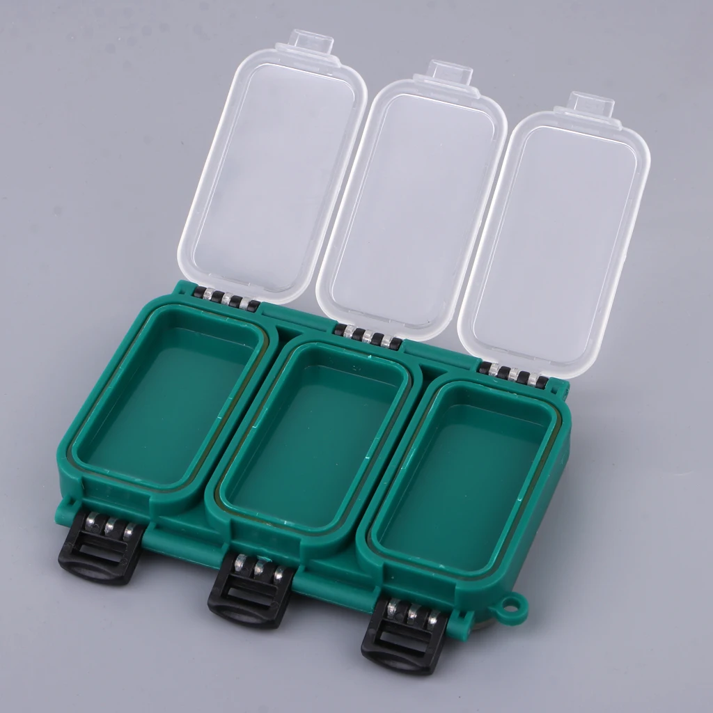 Рыболовные снасти Чехлы зеленый коробка для хранения держатель кнопки таблетки контейнер для витаминов с 6-ю отделениями