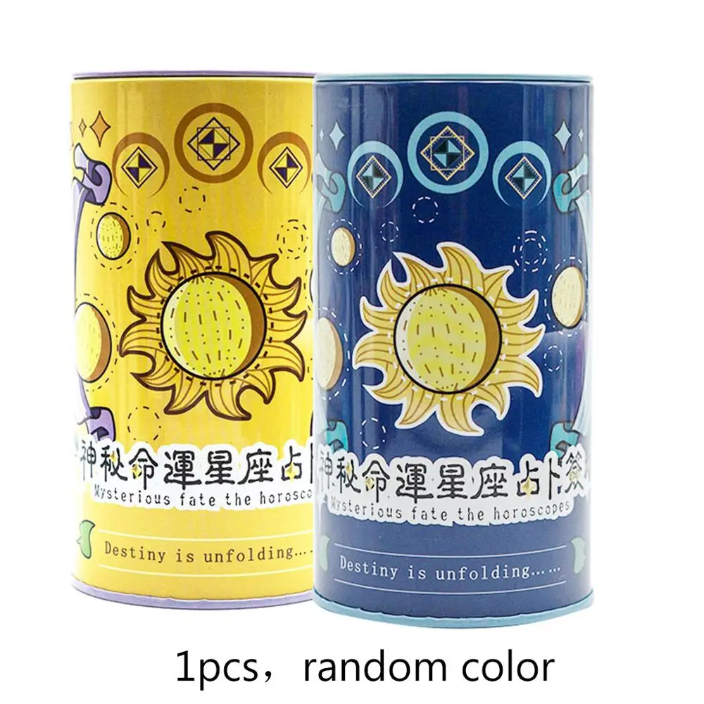 

Constellation Tarots Cards Metal Box Mysterious Astrology Divination Fate Card Family Party Board Game Horoscopes
