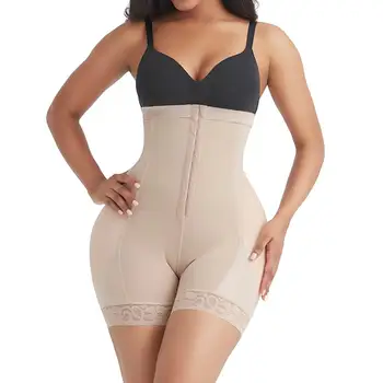 

Women High Waist Buttock Enhancement Shaper Shorts Boxer Bodysuit Underwear Butt Lifter Control Panties