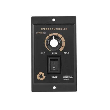 

220V 400W Universal Home High Regulator Variable Reversible Switch Motor Speed Controller Industrial 6 Pins Durable