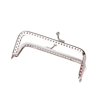 

1PC Metal Sewing Holes Handbag Clutch Coin Purse Bag Frame Kiss Clasp Arch 8.5cm