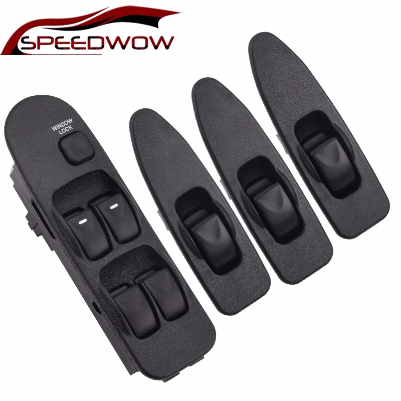 

SPEEDWOW Electric Power Master Window Switch Button Front Left Right Switch Lifter For Mitsubishi Carisma 1995-2006 MR 740 599