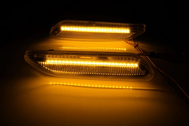 Clignotant Latéral LED Canbus Pour Mini Cooper R60/R61 2012-2017 - Ambre Transparent - Paire