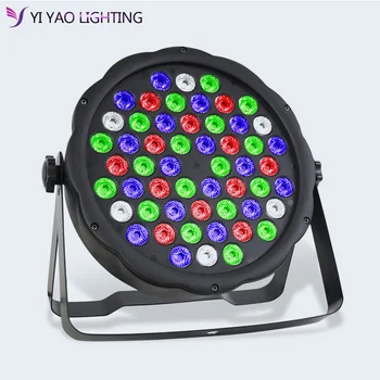 

Par Lights with RGBW 54LEDs Wash Light by Remote and DMX Control for Wedding Church Stage Lighting