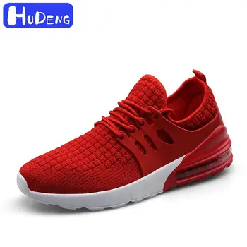 

HUDENG New 2019 Summer Men's platform shoes for men breathable mesh casual shoes fashion Laces Comfortable Water Male shoes INS