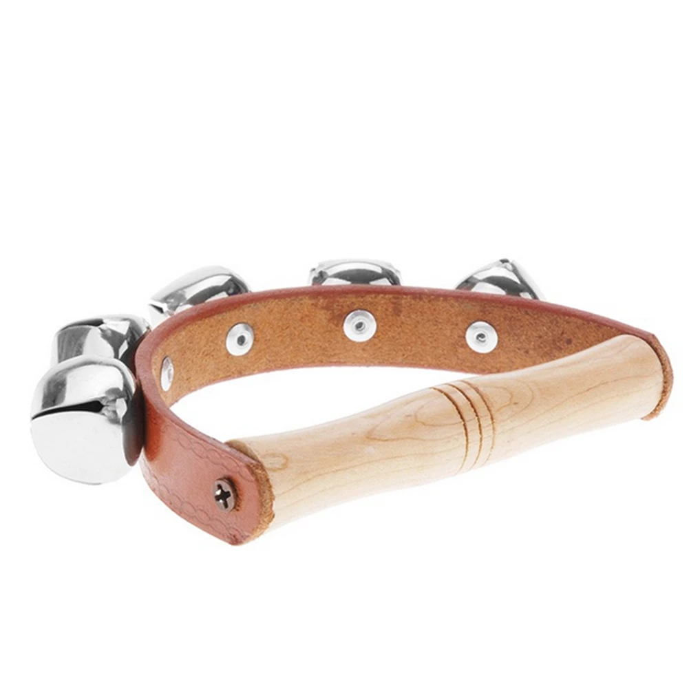 Музыкальные инструменты игрушка 5 колокольчиков ручная встряхивание Тамбурин