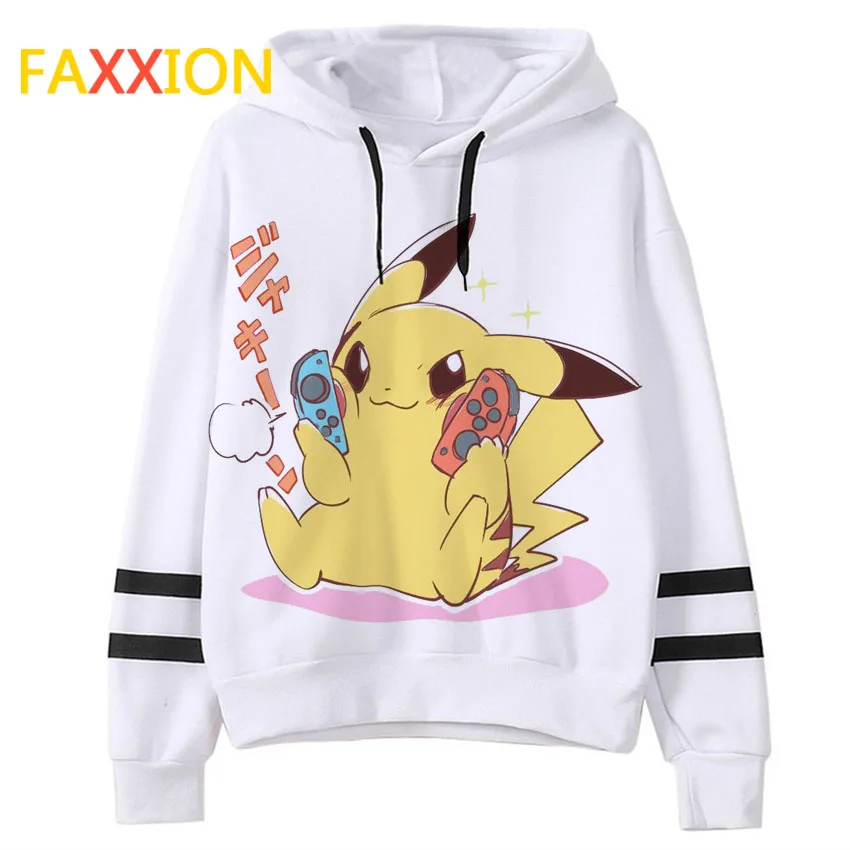 Покемон Detectiv куртка Пикачу с капюшоном Женская забавная Pika kawaii толстовка женская одежда женские Пуловеры мультфильм японский корейский