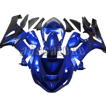 

Injection Full Fairing Kit For Kawasaki ZX6R ZX-6R 2005 2006 05 06 ABS Plastic Motorcycle Bodywork Glossy Blue Cowlings New