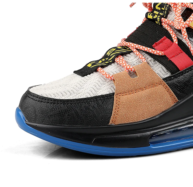 Colorful Dad Sneakers Brown