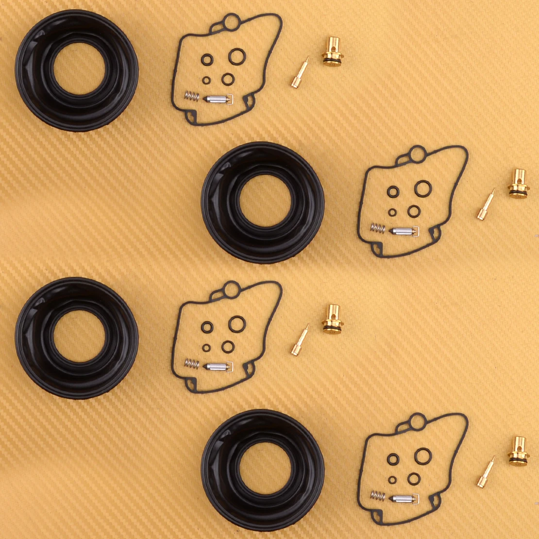 

Комплект Для Ремонта Карбюратора мотоцикла, 4 комплекта, диафрагма плунжера, подходит для Suzuki GSXR 750, 1990, 1991, 750, 1992 Вт, 1993, 1994, 1995