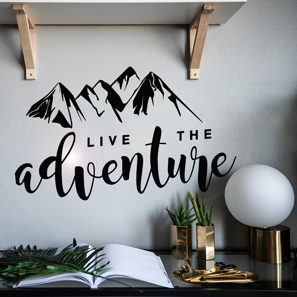 Wall Decals & Murals Good Life Motivational Wall Quote Decal Adventure