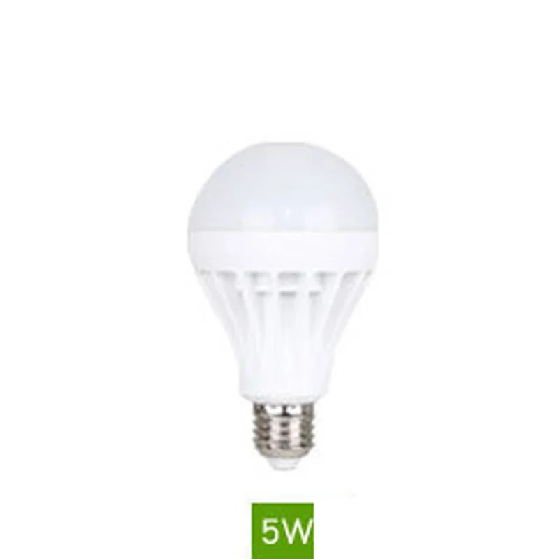 220V E27 Energy Saving LED Intelligent Emergency Bulb Lamp 5/7/9/12W 6000-6500K