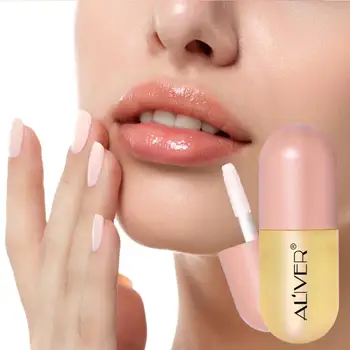 

ALIVER Moisturizing Lip Plumper Serum Natural Plant Extract Lip Enhancer Lip Balm mini Moisturizing Essence lip tint cosmetics
