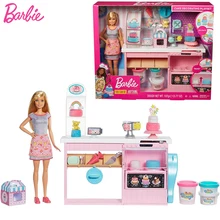 Special Price Original Barbie Cake Decorating Playset Kitchen Cooking Education Toy Doll House Toys for Girls Children Education Boneca Gifts Special Price Original Barbie Cake Decorating Playset Kitchen Cooking Education Toy Doll House Toys for Girls Children Education Boneca Gifts