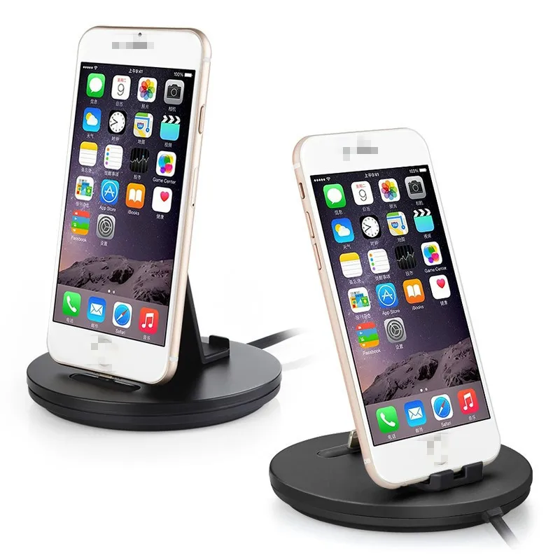 Yoteen USB 2A Fast Charging Dock For iPhone Lightning Android Micro TypeC Port Station Phone Holder Stand Charger | Мобильные