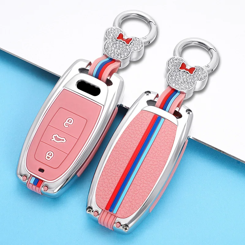 Custodia/cover per Chiave/telecomando Per Audi A1 A3 A4 A5 A6 A7 A8 Q3 Q5 Q7 S4 S5 S6 S7 S8 R8 TT Supporto Della Protezione Fob Accessori 17 Custodia/cover per Chiave/telecomando Per Audi A1 A3 A4 A5 A6 A7 A8 Q3 Q5 Q7 S4 S5 S6 S7 S8 R8 TT Supporto Della Protezione Fob Accessori - H1e98514a893440ba93bf66266413b475v