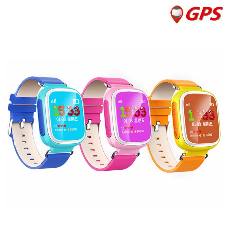 

Q523 Kids GPS Smart Watch Phone Wristwatch SOS Location Tracker Safe Monitor Baby Gift Anti Lost 1.44" LCD Screenfor IOS Android
