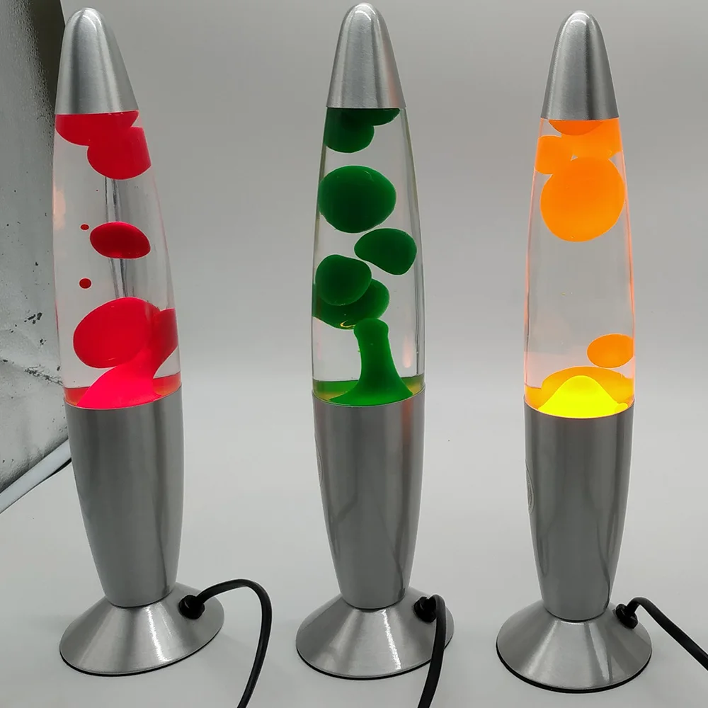 Volcanic Lava Small Night Lamp Ac110v Novel Jellyfish Led Wax Household Novelty Lighting Light Bulb Lights for Bedroom | Лампы и