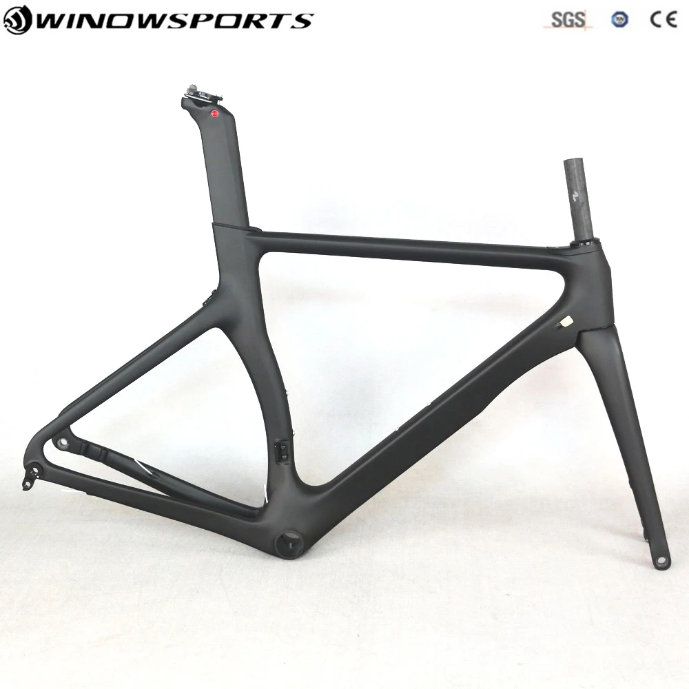 2019 Nieuwe Aero Schijfremmen Racefiets Frameset Mat/Glossy