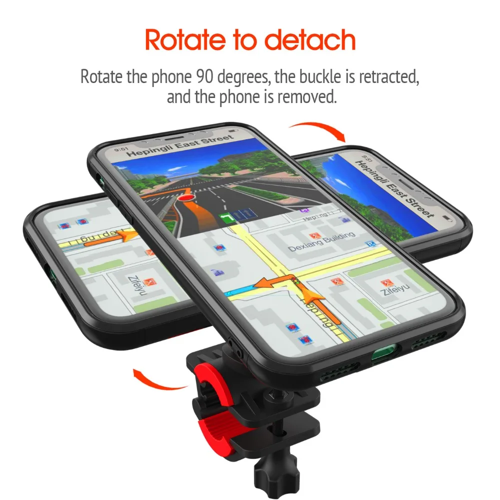 Универсальный велосипедный держатель для телефона, велосипедный кронштейн, зажим, можно поворачивать, подставка, противоударный чехол для iPhone 11 Pro XS MAX XR