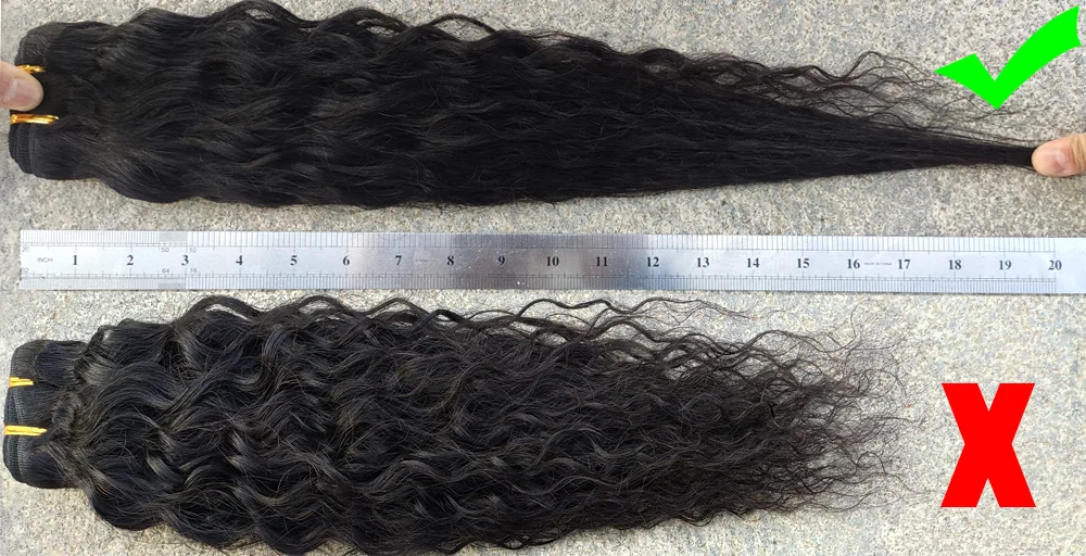 Onda de Água Extensão do Cabelo Emol Pacotes Cabelo Humano Brasileiro Não Remy 1 - 3 4 Pçs Lote Natural Preto 100% 1 High Quality Apliques e perucas