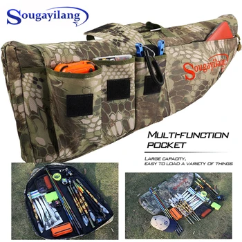 

Sougayilang Camouflage Waterproof Cloth Fishing Rod Bag 86cm 1-Layer Folding Bag Saltwater Freshwater Rod Fishing Bag De Pesca