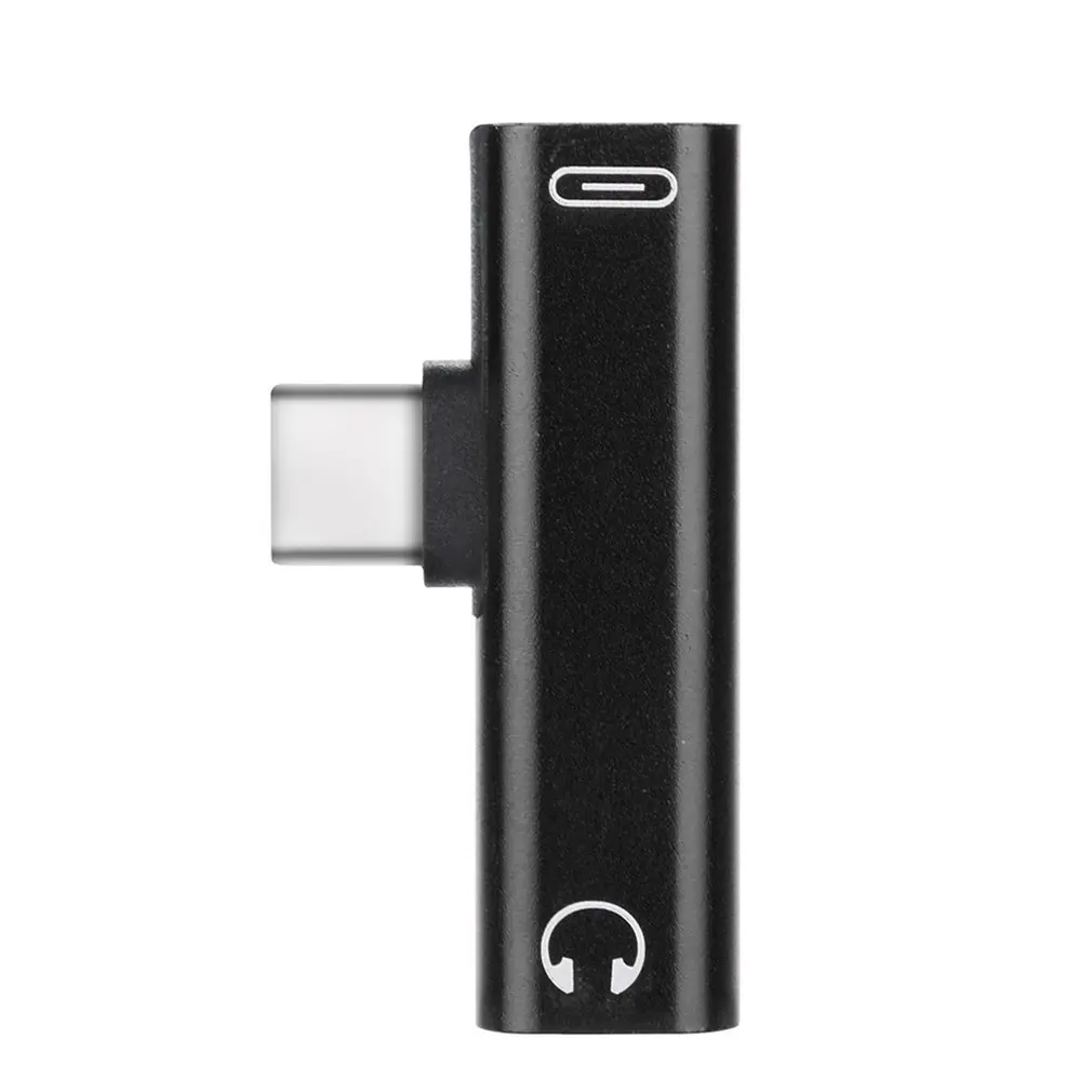 

2 In 1 Type C To 3.5mm Jack Earphone Charging Converter USB Type-C Audio Adapter for Xiaomi 6 for Huawei P10 Mate 20 Type C