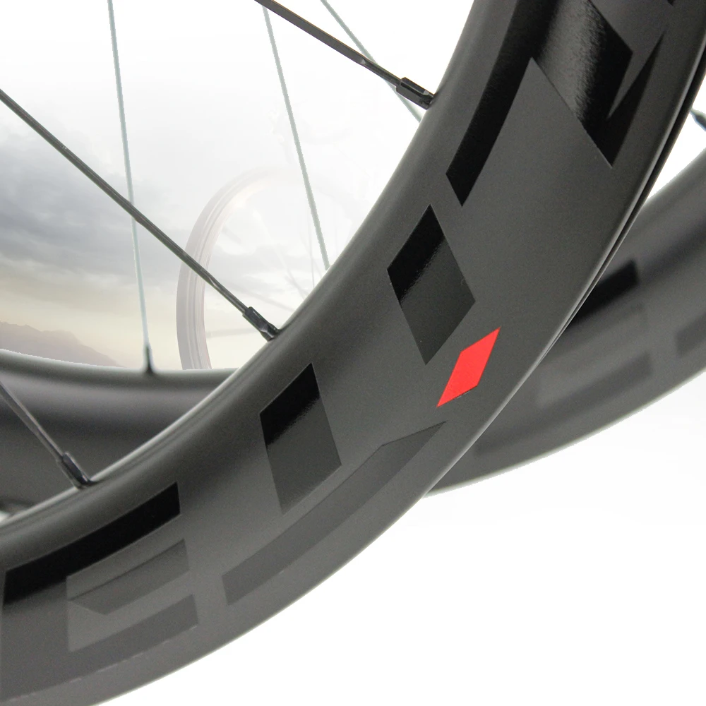 Elite ENT Disc Brake Carbon Wheels 700c UCI Quality Road Bike Carbon Wheelset With Center Lock Or 6-blot Bock Road Cycling