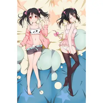 

Anime Dakimakura 2Way 160x50cm Love Live ! Nico Yazawa Japanese Girl Idol Body Hugging Pillow Case Cover Waifu Gift for OTAKU